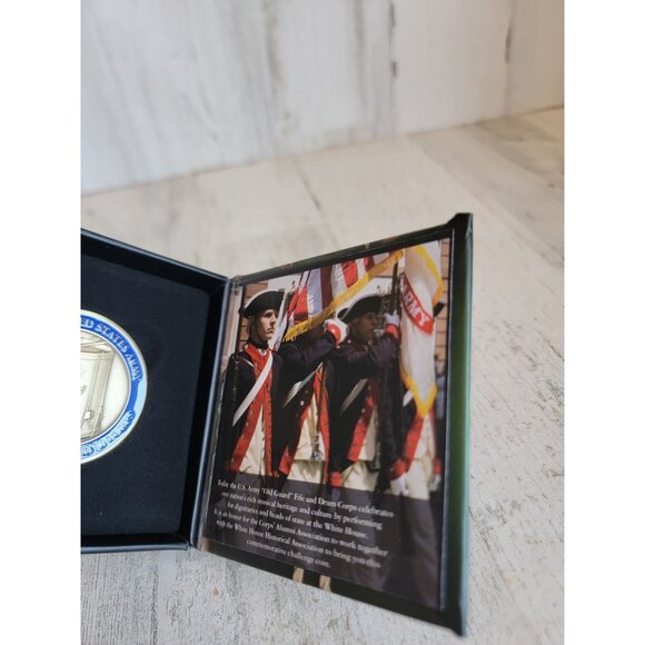 White House historical association old guard collectible coin fife drum corps - Picture 4 of 9